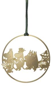 Závěsná dekorace Moomin Family Gold Pluto Design