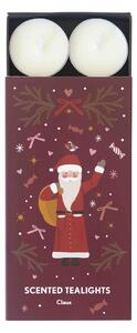 Vonné čajové svíčky Claus - set 8 ks Pluto Design