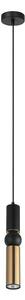 ITALUX PND-14290-1-BK-BRO - Lustr na lanku ISIDORA 1xGU10/25W/230V černá/bronz