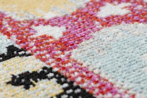 Makro Abra Moderní kusový koberec MUNDO D7682 outdoor růžový béžový Rozměr: 80x250 cm
