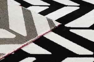 Makro Abra Moderní kusový koberec MUNDO E0571 outdoor béžový černý Rozměr: 140x190 cm