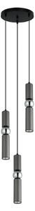 ITALUX PND-14290-3-GR - Lustr na lanku ISIDORA 3xGU10/25W/230V antracit/chrom