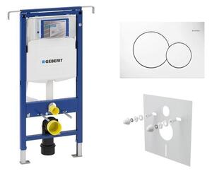 Geberit Modul do jádra, tlačítko bílé, zvukoizolační deska GDS112SET1 1 set