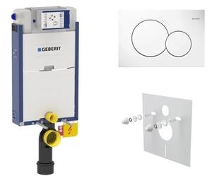 Geberit Modul pro zazdění, tlačítko bílé, zvukoizolační deska GK108SET1 1 set