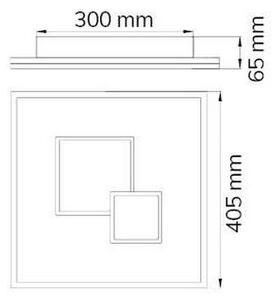 Wofi 11247 - LED Stmívatelné stropní svítidlo NADRA LED/27W/230V