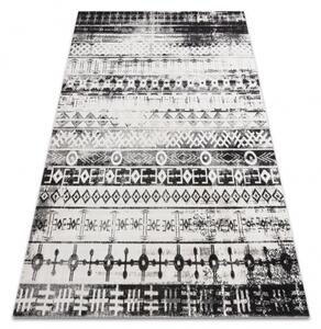 Makro Abra Moderní kusový koberec MUNDO E0592 outdoor béžový černý Rozměr: 80x150 cm