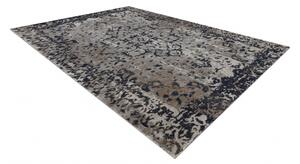 Makro Abra Moderní kusový koberec MUNDO E0681 outdoor vintage béžový černý Rozměr: 140x190 cm