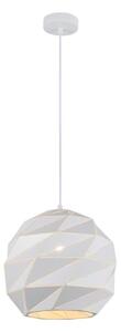 ITALUX PND-2424-1L-WH - Lustr na lanku PALERMO 1xE27/40W/230V pr. 32 cm bílá