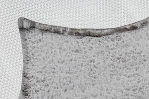Makro Abra Moderní kusový koberec SHAPE 3106 Květina protiskluzový vhodný k praní shaggy šedý Rozměr: 80x80 cm