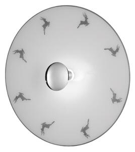 Kolarz A1353.61.XL.5.Gr.100-Nástěnné svítidlo NONNA 1xE27/100W/230V jeleni šedá