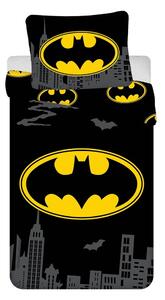 Bavlněné dětské povlečení na jednolůžko 140x200 cm Batman "The Emblem" – Jerry Fabrics