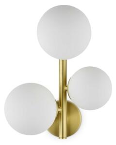 Ideal Lux - LED Nástěnné svítidlo PERLAGE 3xG9/3W/230V zlatá/bílá