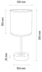 Spot-Light 7017401011553 - Stolní lampa BENITA 1xE27/60W/230V dub