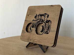 "Traktor" lampa 19x19cm provedení povrchu: dub B