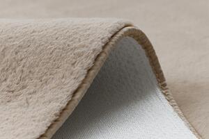 Makro Abra Kusový koberec jednobarevný Shaggy POSH protiskluzový pratelný camel béžový Rozměr: 50x80 cm