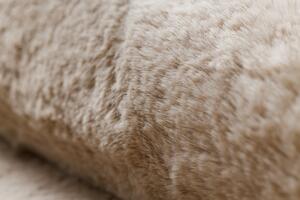 Makro Abra Kusový koberec jednobarevný Shaggy POSH protiskluzový pratelný camel béžový Rozměr: 120x160 cm