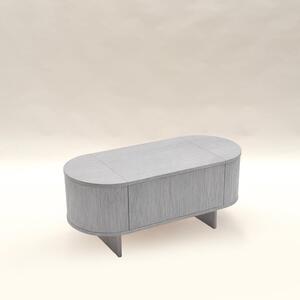 Konferenční stolek ATEA - soft platinová/šedá