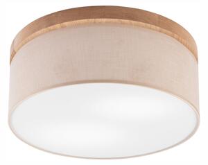 Brilagi - LED Stropní svítidlo BELLADONNA 2xE27/15W/230V pr. 40 cm béžová/dub