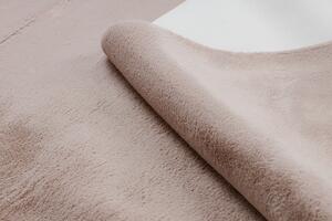 Makro Abra Kusový koberec jednobarevný Shaggy POSH protiskluzový pratelný růžový Rozměr: 50x80 cm