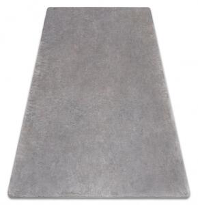 Makro Abra Kusový koberec jednobarevný Shaggy POSH protiskluzový pratelný šedý Rozměr: 50x80 cm