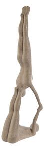 Dekorativní postava Home ESPRIT Béžový Yoga 29,5 x 8 x 28 cm