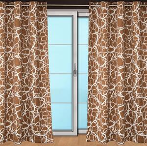 Zatemňovací látka na závěsy - AKCE - Irma hnědá