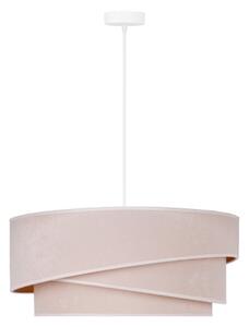 Duolla - Lustr na lanku KOBO 1xE27/15W/230V pr. 45 cm krémová/zlatá