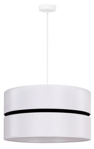 Duolla - Lustr na lanku DUO 1xE27/15W/230V pr. 40 cm bílá/černá