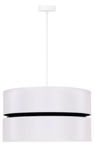 Duolla - Lustr na lanku DUO 1xE27/15W/230V pr. 40 cm bílá/černá
