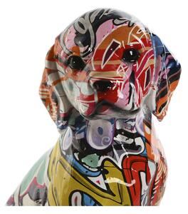 Dekorativní postava Home ESPRIT Vícebarevný Pes 13,5 x 9,5 x 19,5 cm
