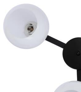 Přisazený lustr CALDERA 3xE27/60W/230V černá
