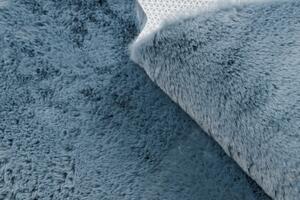Makro Abra Moderní kusový koberec SHAPE 3148 Hvězda protiskluzový vhodný k praní shaggy modrý Rozměr: 80x80 cm