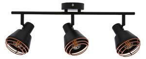 Bodové svítidlo NERIA 3xE14/40W/230V černá/měděná