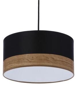Lustr na lanku PORTO 1xE27/60W/230V černá/hnědá