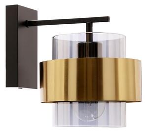 Nástěnná lampa SPIEGA 1xE27/60W/230V zlatá/černá