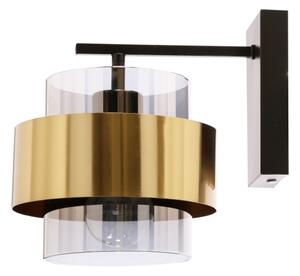 Nástěnná lampa SPIEGA 1xE27/60W/230V zlatá/černá