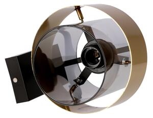 Nástěnná lampa SPIEGA 1xE27/60W/230V zlatá/černá