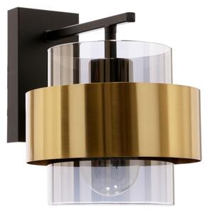 Nástěnná lampa SPIEGA 1xE27/60W/230V zlatá/černá