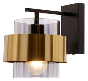 Nástěnná lampa SPIEGA 1xE27/60W/230V zlatá/černá