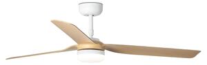 FARO 33816-20 - LED Stropní ventilátor PUNT LED/18W/230V Wi-Fi béžová/bílá + DO