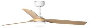 FARO 33816-20 - LED Stropní ventilátor PUNT LED/18W/230V Wi-Fi béžová/bílá + DO