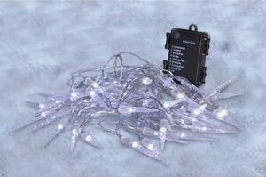 Solight Světelný venkovní řetěz s 50 LED akrylátovými rampouchy, 7,5 m