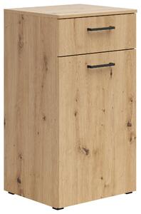 KOMODA, dub artisan, 45/83/40 cm Carryhome - Široké komody