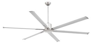 FARO 33465A-Stropní ventilátor ANDROS XL matný chrom pr. 213 cm+dálkové ovládání