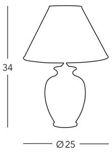 Kolarz A1354.71S - Stolní lampa GIARDINO 1xE27/60W/230V pr. 25 cm