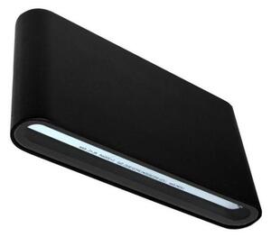 LED Venkovní nástěnné svítidlo FLOW 2xLED/6W/230V IP54 3000K černá