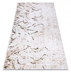 Makro Abra Kusový koberec akrylový DIZAYN 123 béžový / zelený Rozměr: 120x180 cm