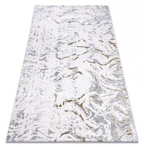 Makro Abra Kusový koberec akrylový DIZAYN 123 světle šedý / zelený Rozměr: 160x230 cm