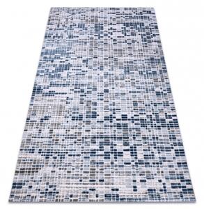 Makro Abra Kusový koberec akrylový DIZAYN 124 Mozaika modrý Rozměr: 160x230 cm