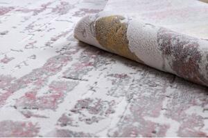 Makro Abra Kusový koberec akrylový DIZAYN 125/5057 Cihlová zeď růžový Rozměr: 80x300 cm